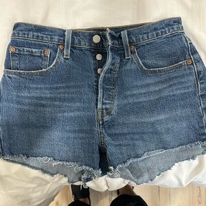 Womens Levi 501 Shorts
